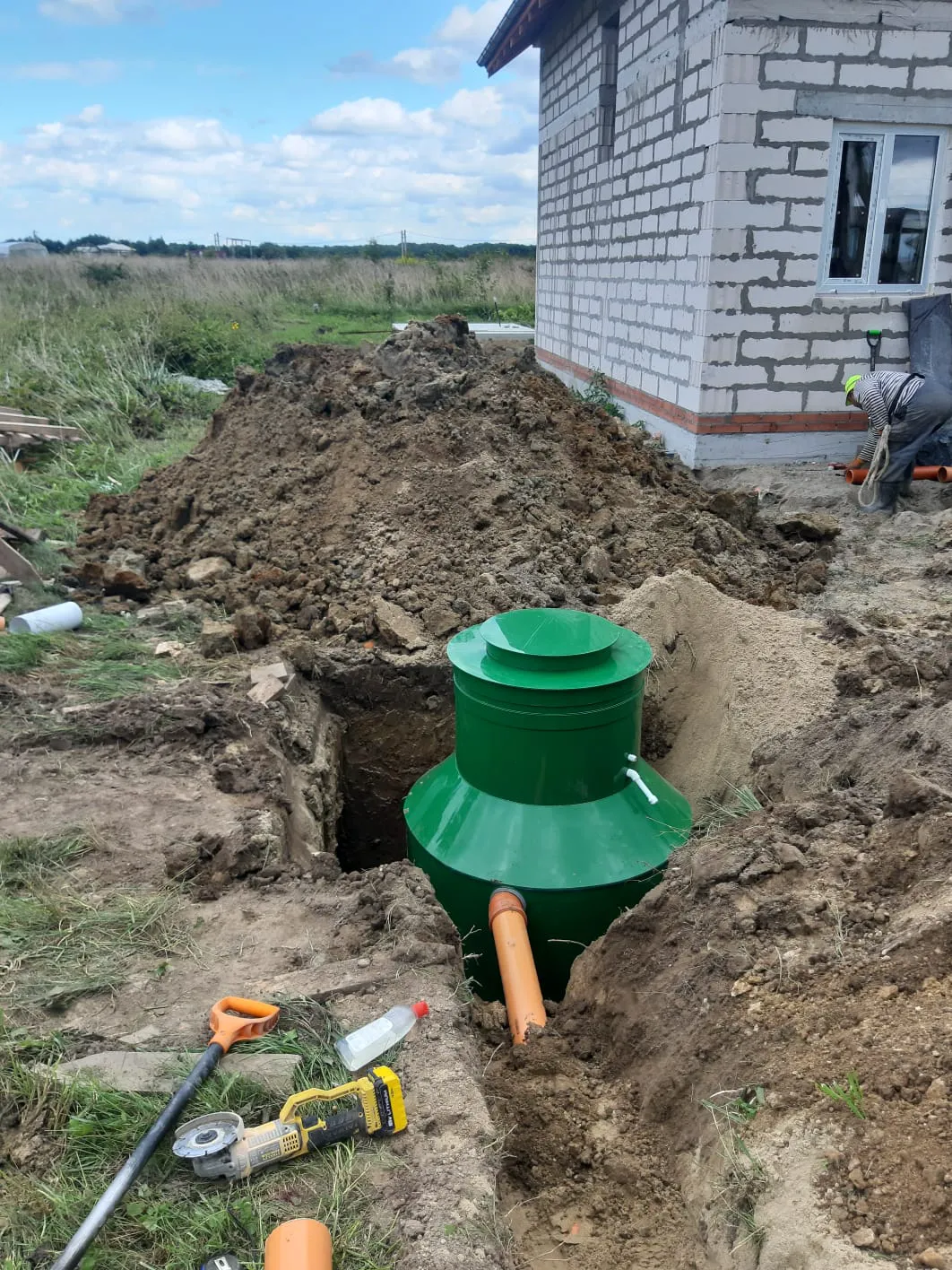 Септик, биостанция, очистные сооружения, лос